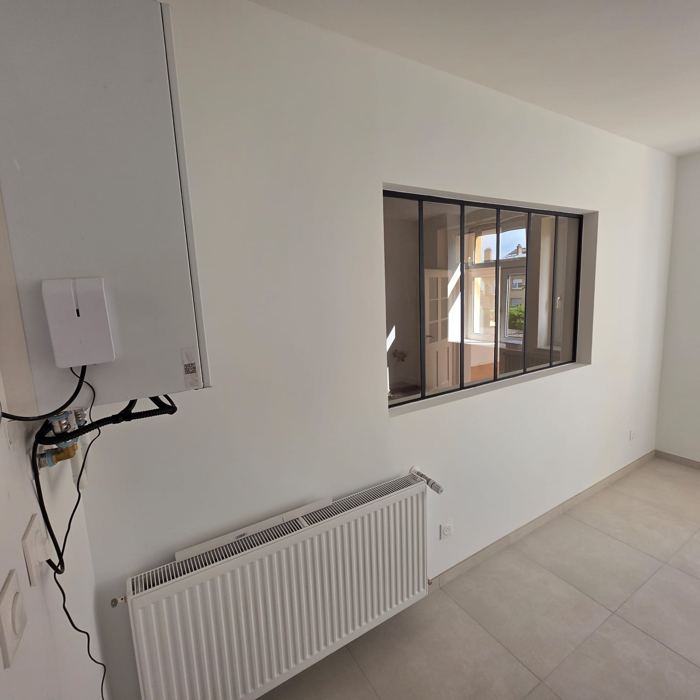 Ouverture de mur porteur, après travaux